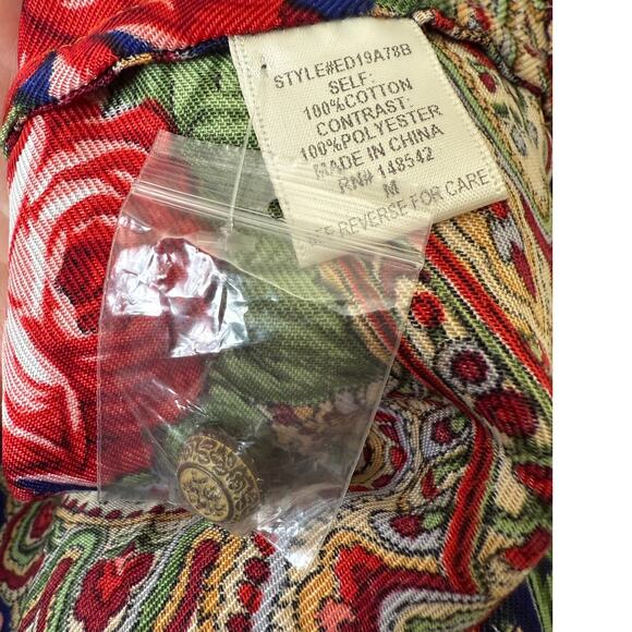 NEW Aratta Silent Journey Maxi Shirt Dress Veronica Medium Floral Boho Duster - Picture 8 of 8